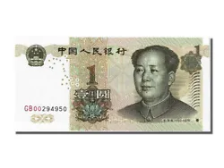 Chine, 1 Yüan type Mao Tse-Tung, 1999, Alphabet GB00294950, Pick 895. a (Billets>Etrangers>Chine).