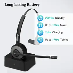Willful Wireless Bluetooth Headset With Adapter/Dongle & Noise Cancelling Mic.