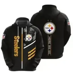 Show your support for the Pittsburgh Steelers with this stylish and comfortable hoodie. Perfect for fans of the team,...