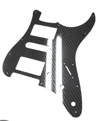 Up for sale is a CARBON FIBER Pickguard for Fender® Stratocaster® Strat® USA MIM HSH 11-Hole. Add the look of REAL...