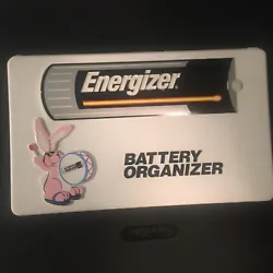 Vintage Energizer Rabbit Plastic Battery Organizer 10 X 6 X 2 New Condition.. New condition. If you have any questions...