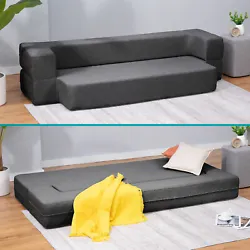 💌【Foldable Sofa Bed】: The foldable sofa has two forms of mattress and floor sofa, which can be easily converted...