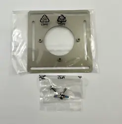 Manufactured by Google for Google Nest Thermostat E. This mounting kit includes one steel plate and one set of (4)...