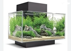 Fluval Edge Aquarium Kit, 6 Gallon, Gloss Black 7600k LED 15385 BRAND NEW.