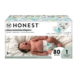 •New Honest Clean Conscious Diapers. Introducing our best diapering experience ever! Plus, a secure, comfy fit for...