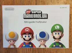 pas de jeu ni boite pas juste le mini guide très bon état mini guide FRA New Super Mario Bros Wii sans jeu. État :...