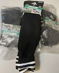 6 PAIR Adidas Copa Zone Cushion SOCCER SOCKS Black. Color is Black with White Logo.Size Medium. Brand New Retail...