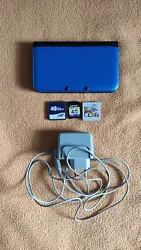 LISEZ LA DESCRIPTION  Nintendo 3DS XL Console Portable Bleu + jeu mario bros.  LA CONSOLE EST ETAT OK RIEN NE GENE , LE...