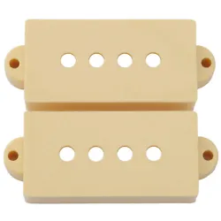 Nous fournissons des pièces pour guitare / basse. 2 pieces pickup covers. Glossy surface, made of plastic, classic...