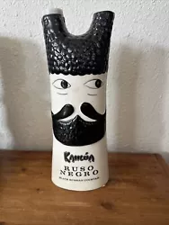 Kahlua Russo Megro Black Russian Cocktail Decanter. Unique Decanter, Can be used or for display
