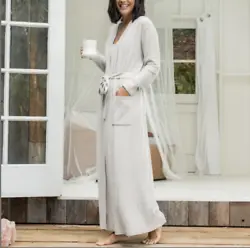 Introducing our beloved CozyChic Lite Ribbed Robe in a longer length. With generously sized front pockets and a...