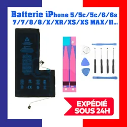 Votre iPhone vous indique que la batterie est à remplacer ou que le niveau se situe à 80% ?. Batterie interne iPhone....