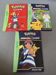 Lot De 3 Livres Pokemon La Bibliothèque Verte.