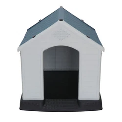 【Ventilated Design to Stabilize Temperature】 - The dog house is designed with several air vents providing...