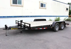 2022 Kaufman Flatbed Deluxe16ft. Wood Floor Utility Trailer - 7000GVWR - FAW-3.5K 16D. Trailer is located in our...