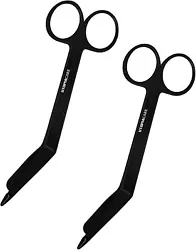 Scissors have long-lasting edges that stay sharp through many uses to ease the care and bandage cutting process. A...