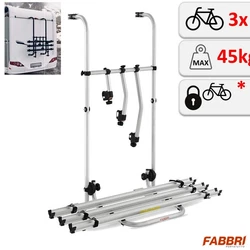 Porte-Vélos en Aluminium Universel sur hayon pour fourgon aménagé. Convient pour Ford Transit Capron T depuis 2014