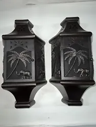 2 Beautiful Wall Sconces. We are happy to get a quote for you if you so desire. We try very hard to give accurate...