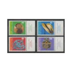 Suisse - 1995 - No 1476/1479 - Art. For those which are not (new with hinge or canceled), the condition is indicated in...