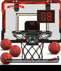 Perfect for both indoor and outdoor use, this hoop is designed to provide endless hours of fun for basketball...