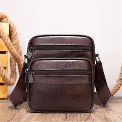 Material Genuine Cowhide Leather. Material: Genuine Cowhide Leather. Internal Structure Main bag ,zipper bags. Premium...