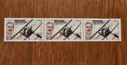 Timbres Poste Aérienne Édouard Nieuport 1875-1911. Lot de 3 timbres