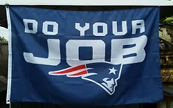 NEW New England Patriots 3 ft x 5 ft polyester flag with brass grommets. High quality, durable and light weight...