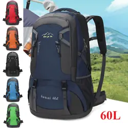 Capacity: 60L. Waterproof: Yes. Material: rip-stop water resistant nylon. Made of High quality rip-stop fabric...