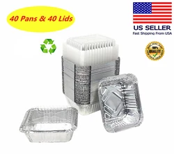 The lids are transparent allowing you easily recognize the food content in the foil pans. No more worry about scrubbing...