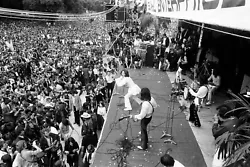 Rolling Stones concert in Hyde Park, 1969.