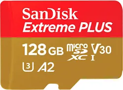 Compatible with most devices that support microSDXC cards. for faster performance. UHS Speed Class: U3. 128GB storage...