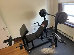 Get ready for an intense workout with this adjustable weight bench from Body by Jake. Made from high-quality iron, this...