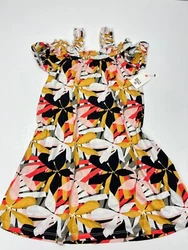 Billabong Coastal Love Dress. Sizes XS,M or L. Off shoulder or cold shoulder. Beautiful floral print. elastic at sleeve...