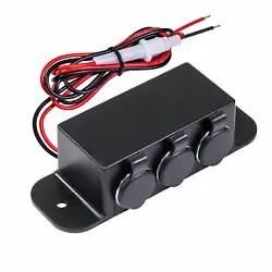 1 x 15A AGC Fuse. 1 x Cigarette Lighter Outlet Box. Suitable for 12V and 24V DC power source. Product Content. Mounting...