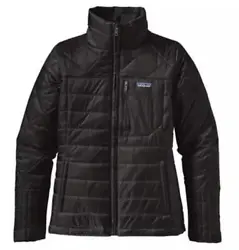 Insulated full-zip jacket. Activity: casual. Hood: none. Length: hip. Center Back Length: [small] 25in. Pockets:...