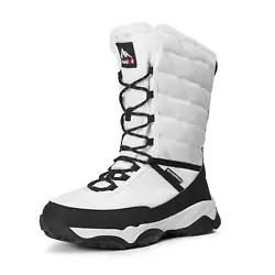 ♢ Mid Calf. An integrated tongue protects and brings better warmth. Secure Fitting: These outdoor boots feature a...