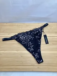 For sale is Lounge Lace Magic Thong Size L Black Silver Lace LogoBRAND NEW WITH TAGSPlease see pictures for more...