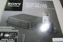 This is new unused Sony XDP-Mu110 Digital Link Sound System. Box opened for photos but most components still wrapped in...