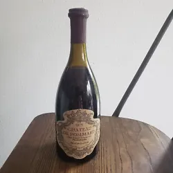 Pommard 1975 du château de pommard vin de Bourgogne