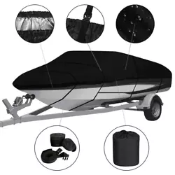 1 x Boat Cover. Made by 210D oxford fabric and silver coated, durable, weather resistance, anti ultraviolet,...