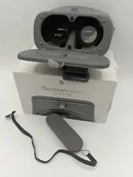 Google Daydream View VR Headset Slate Gray With Remote Model D9SCA. Pre Owned Condition With Some Minor Scuffs And...