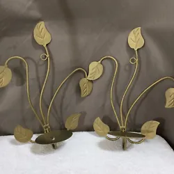 They have a leaf design in brushed gold tone.