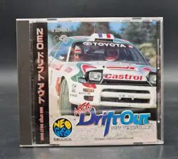 Jeu Neo Drift Out pour SNK Neo Geo CD NTSC-J JAP vendu dans son boîtier avec sa notice dorigine. Neo Drift Out- SNK...
