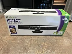 Kinect Xbox 360 en boîte avec un protecteur de lentille. Jeu nef jamais déballé.