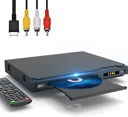 【Connectivity】The DVD Player can connect thought its varies of ports such as HDMI compose video and audio AV...