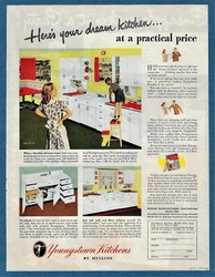 Original color magazine ad from 1946.