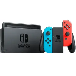 Nintendo Switch Neon Red and Neon Blue Joy-Con Console. Well taken care of. No scratches or damage. Dock included.