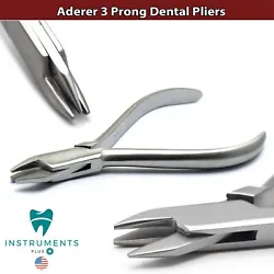 Orthodontic Tooth Wire Bending Loop Forming Dental Aderer Three Prong Pliers CE. Approx W eight:88 Gram. Location:...