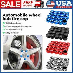 Easy to install, just press the nut cover directly onto the bolt. Wheel nut cover, which can both protect and decorate...