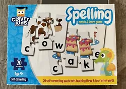 Explore the world of spelling and learning with Clever Kids Spelling Match and Learn Game. Perfect for young boys and...